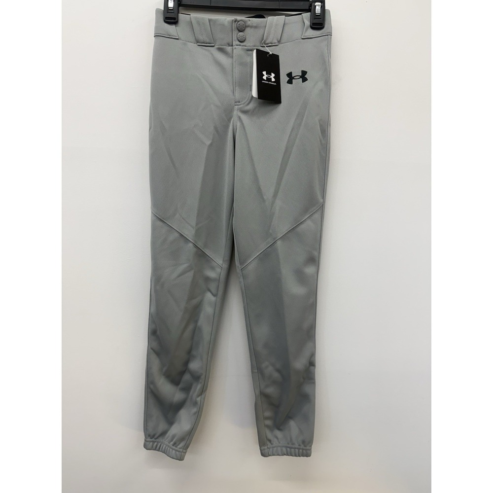 Under Armour Utility Pants Boys Youth Small Tapered Fit Baseball 1374382 NWT - Picture 1 of 5